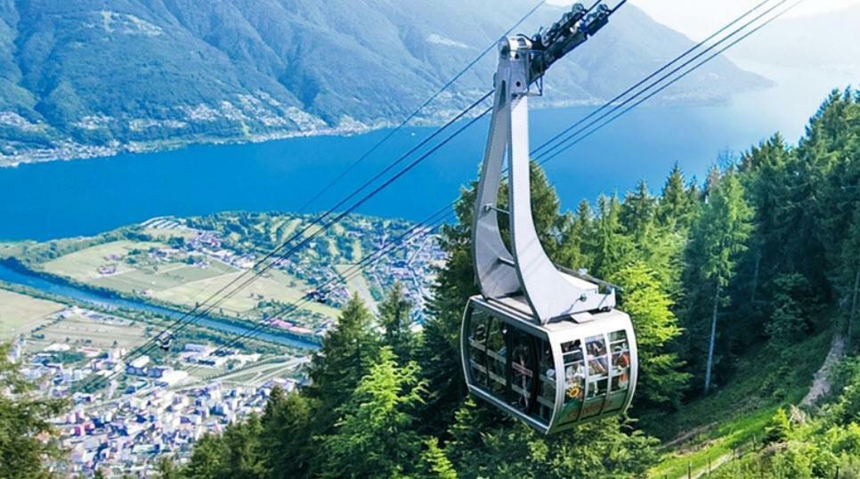 Casa Gialla Gordola Bagian luar foto